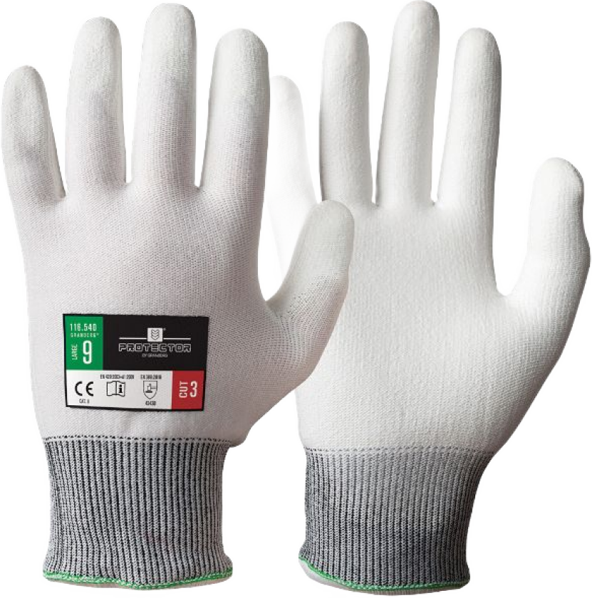 Hanske typhoon 9 pu-belegg