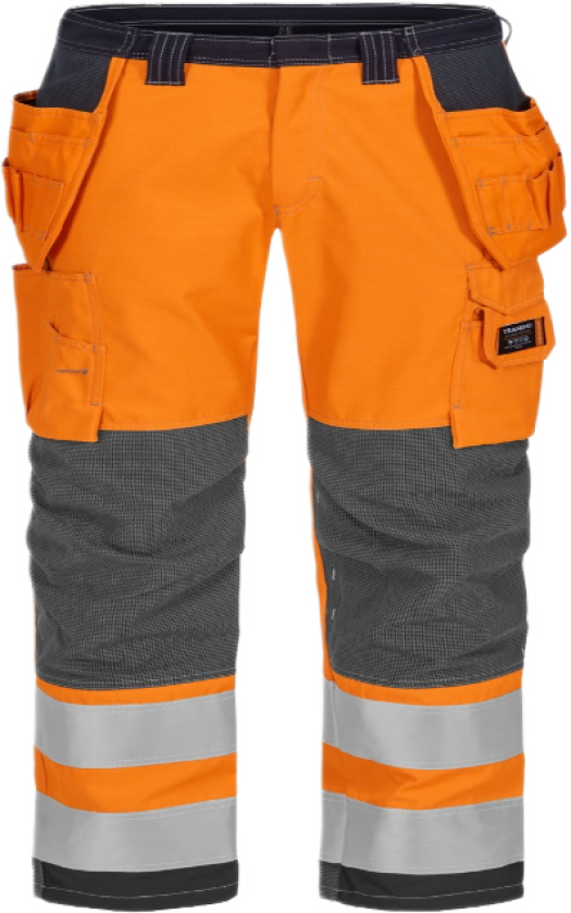 Håndverksbukse – Flammehemmende, Komfortabel (52528493-C44, Oransje/marine, 1 Stykk, størrelse-C44)
