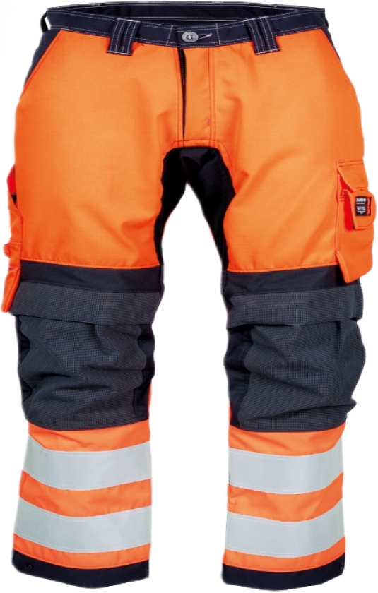 Stretch Bukse – Flammehemmende, Komfortabel  (52818493-C44, Oransje/marine, 1 Stykk, størrelse-C44)
