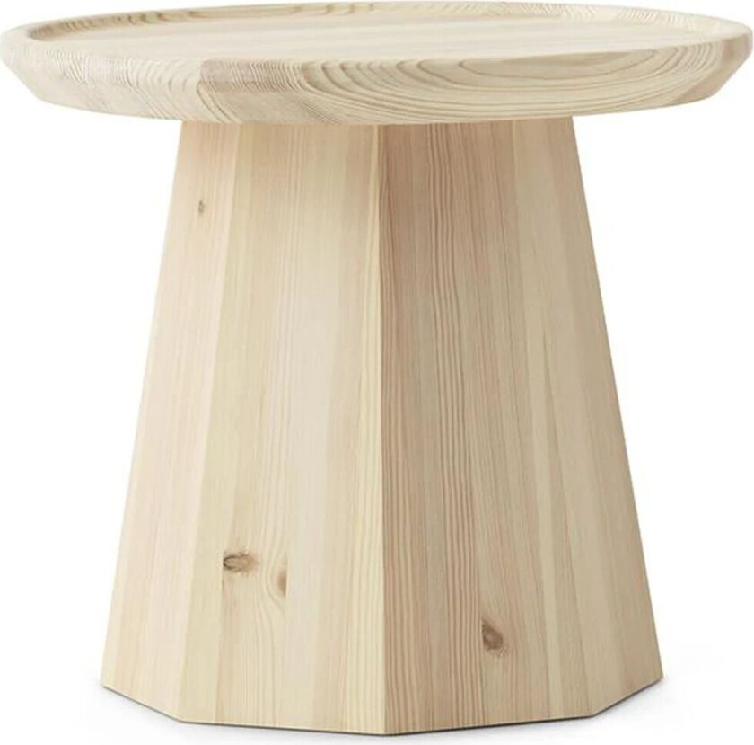 Pine table small sidebord Ø 45 cm H: 40,6 cm Pine