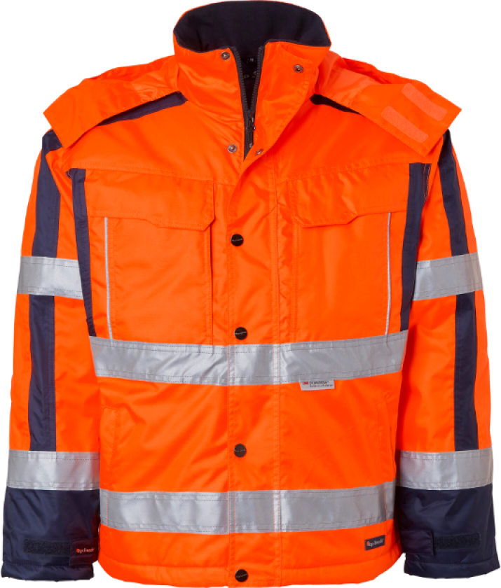 163 Jakke – Vind- og vanntett(1001329, Fluorescerende oransje, Unisex, 1 Stykk, størrelse-XL)