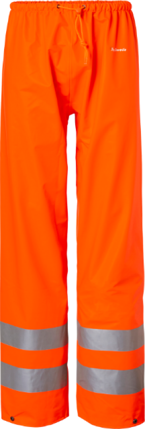 Regnbukser Hi-Vis – Høy synlighet, vanntett(1000834, Fluorescerende oransje, Unisex, 1 Stykk, størrelse-XL)