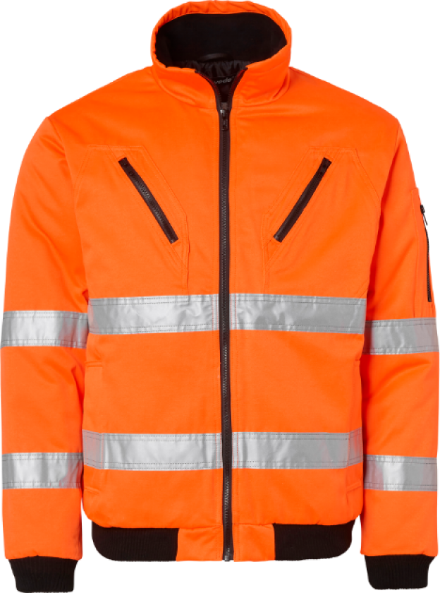 5016 Jakke – Høy Synlighet, Varm(1000926, Fluorescerende oransje, Unisex, 1 Stykk, størrelse-S)