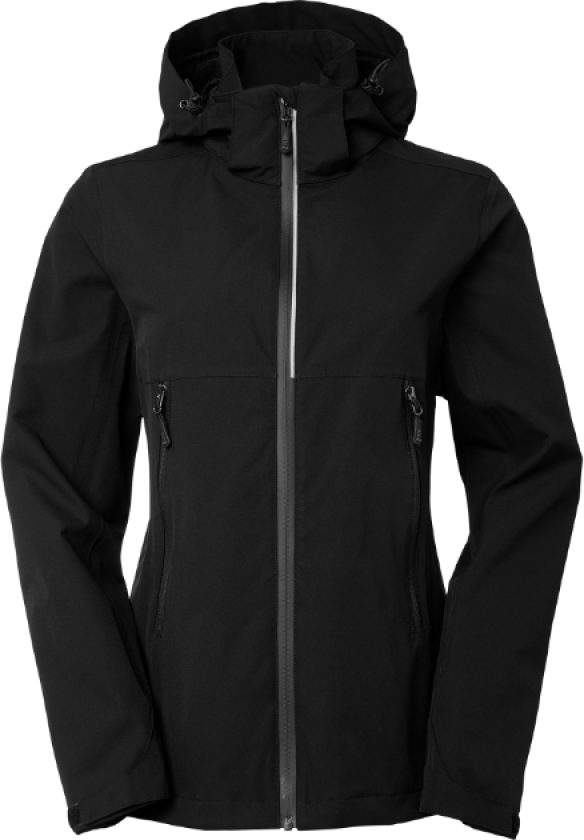Disa Jakke – Vann- og vindavstøtende(1000374, Svart, Dame, 1 stykke jakke, størrelse-XL)