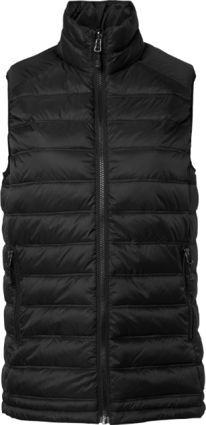 Amy Vest – Lettvekts, Miljøvennlig(1000368, Svart, Dame, 1 stykke vest, størrelse-L)