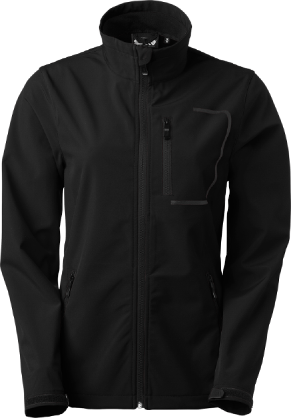 Victoria Softshell Jakke – Vann- og vindavstøtende(1000354, Svart, Dame, 1 stykke softshell, størrelse-XL)