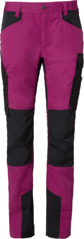 Cora Bukser – Moderne Passform, Høy Slitestyrke(1000382, Mørk Cerise, Dame, 1 stykke bukser, størrelse-40)