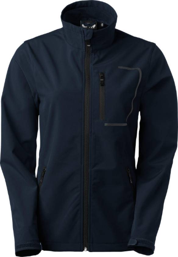 Victoria Softshell Jakke – Vann- og vindavstøtende(1000354, Marine, Dame, 1 stykke softshell, størrelse-S)