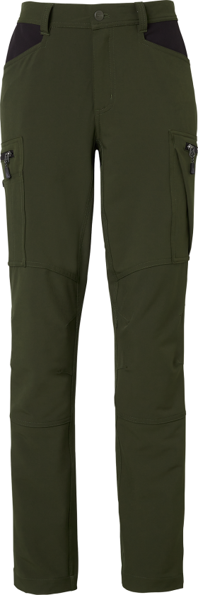 Moa Bukser – Komfortabel og Bærekraftig(1000380, Mørk oliven, Dame, 1 stykke bukser, størrelse-44)