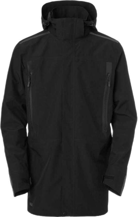 Ames Parka – Vann- og vindavstøtende(1000363, Svart, Herre, 1 stykke parka, størrelse-S)