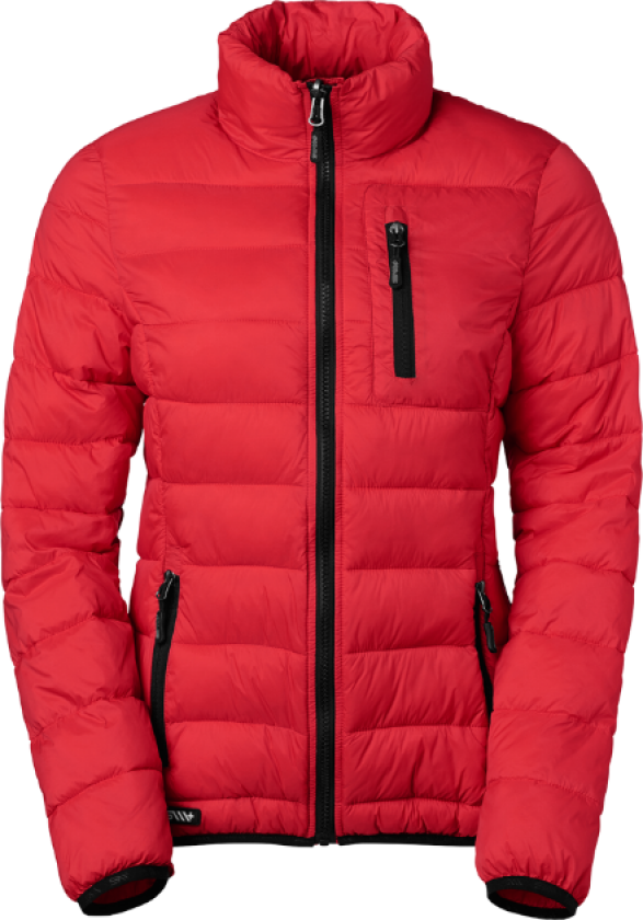 Alma Jakke – Lettvekts, Padded(1000360, rød, Dame, 1 stykke jakke, størrelse-S)