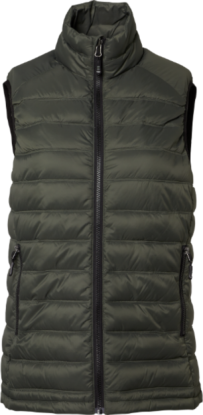 Amy Vest – Lettvekts, Miljøvennlig(1000368, Oliven, Dame, 1 stykke vest, størrelse-L)