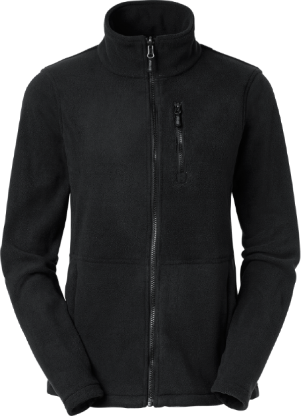 Alma Fleece Jakke – Slim Fit, Allsidig(1000330, Svart, Dame, 1 stykke jakke, størrelse-3XL)
