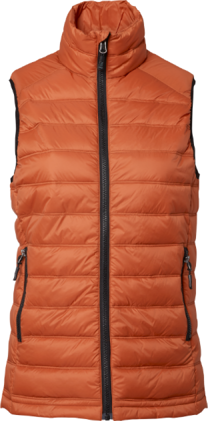 Amy Vest – Lett, Miljøvennlig(1000368, Mørk oransje, Dame, 1 stykke vest, størrelse-S)