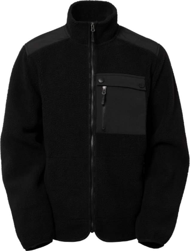 Paul Fleece – Komfortabel og Slitesterk(1000332, Svart, Herre, 1 stykke jakke, størrelse-3XL)
