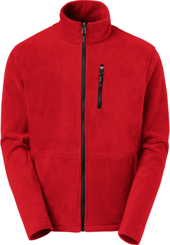 Ames Fleece – Allsidig og Komfortabel(1000329, rød, Herre, 1 stykke jakke, størrelse-L)