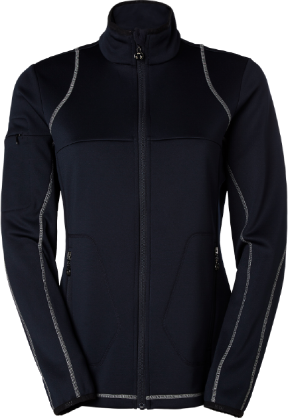 Somers Fleece – Lett, Slim Fit(1000337, Marine, Dame, 1 stykke jakke, størrelse-L)