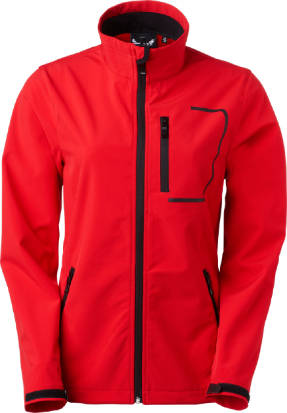 Victoria Softshell Jakke – Vann- og vindavstøtende(1000354, rød, Dame, 1 stykke softshell, størrelse-XXL)