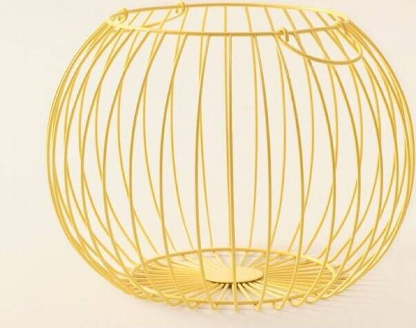 CARLA oppbevaringskurv Gul