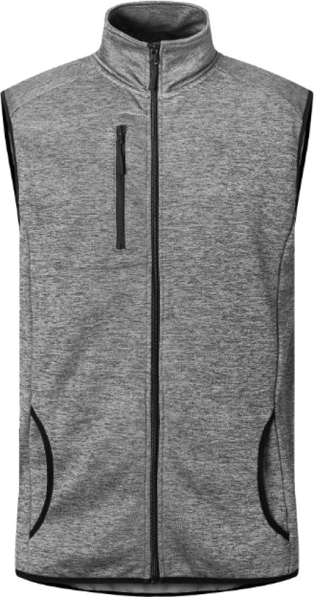Croz Vest – Komfort Og Varme(1000797, Grå Melange, Herre, 1 stykke vest, størrelse-L)