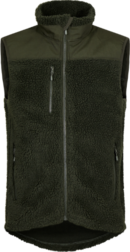 Sherpa Vest – Recycled & Durable(1000762, Grønn, Unisex, 1 stykke vest, størrelse-L)