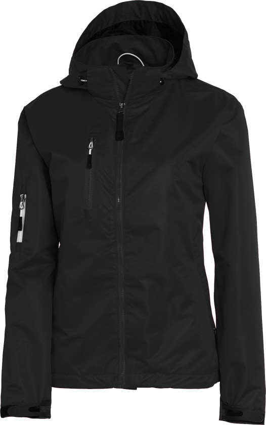 Barber Jacket – Vind & Vanntett(1000795, Svart, Dame, 1 stykke jakke, størrelse-46)