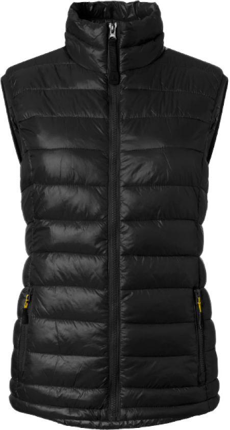 Vest – Lett Polstret Og Praktisk(1000770, Svart, Dame, 1 stykke vest, størrelse-34)
