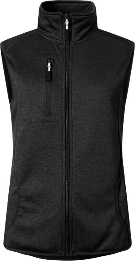 Fleecevest – Varm & Lett(1000798, Svart, Dame, 1 stykke vest, størrelse-44)