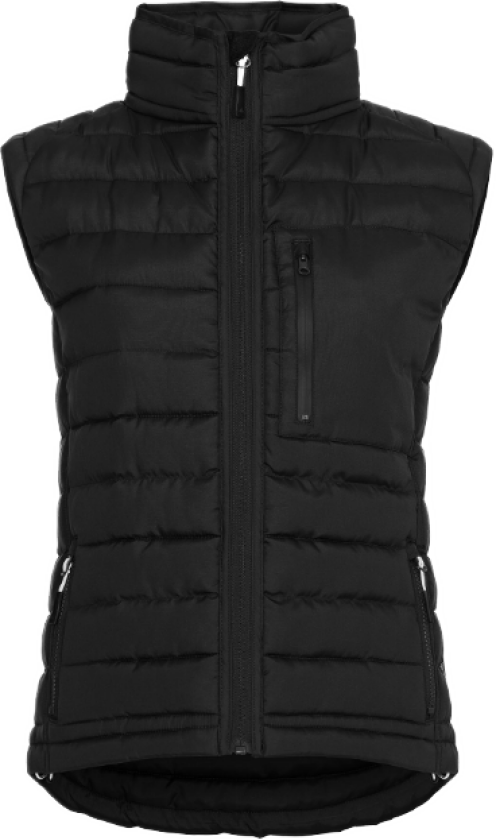 Garcia Vest – Lett Polstret(1000782, Svart, Dame, 1 stykke vest, størrelse-34)