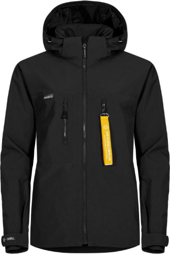 Skalljakke – 150 g/m² & PFC-Fri(1000768, Svart, Dame, 1 stykke jakke, størrelse-42)