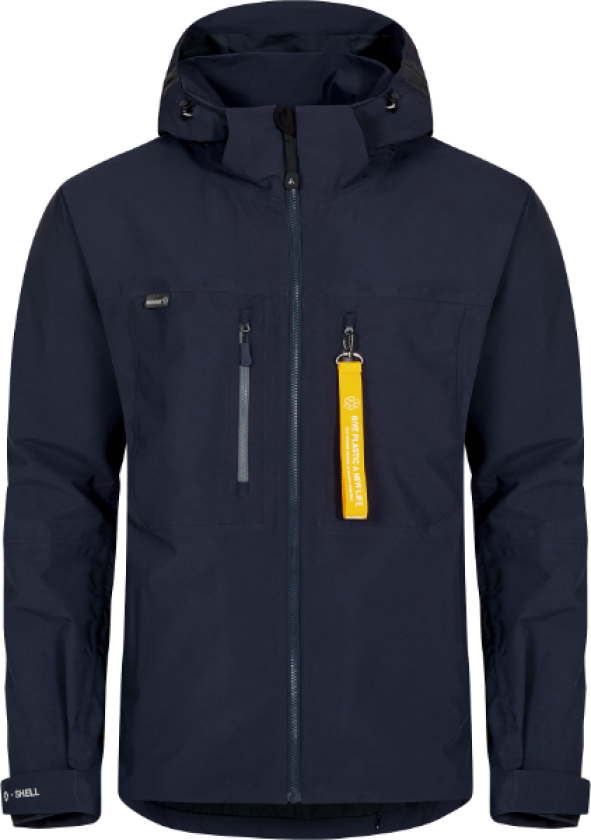 Habeler Jakke – Vann/Vind(1000767, Marine, Herre, 1 stykke jakke, størrelse-XXL)