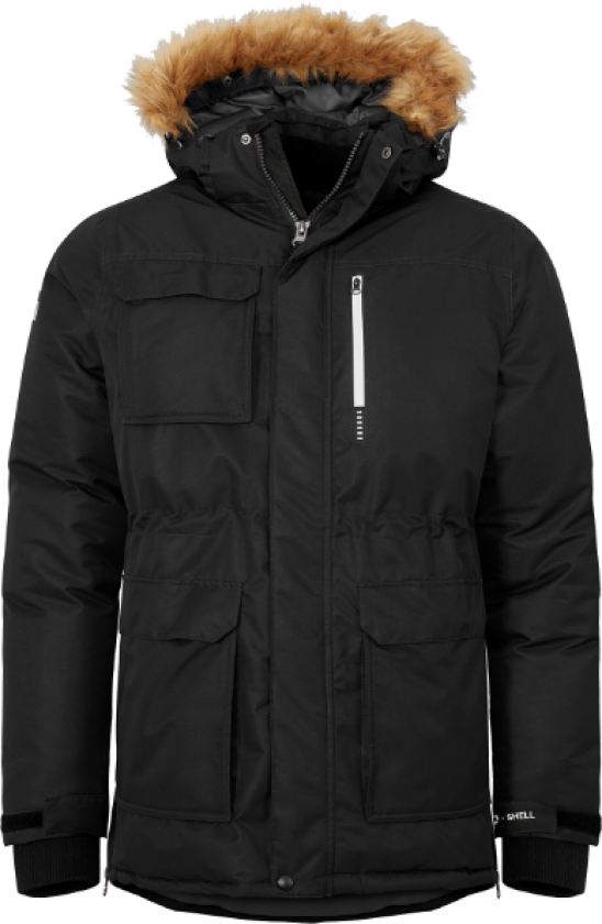 Hillary Parka – Vannavstøtende(1000783, Svart, Unisex, 1 stykke jakke, størrelse-S)