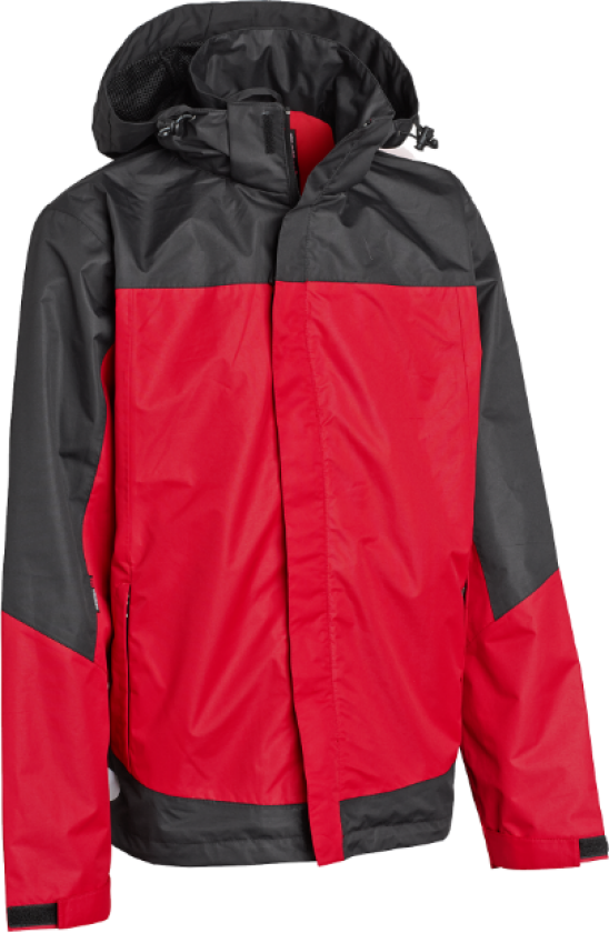 Russell Jacket –10K Vannmotstand(1000788, Svart/Rød, Herre, 1 stykke jakke, størrelse-M)