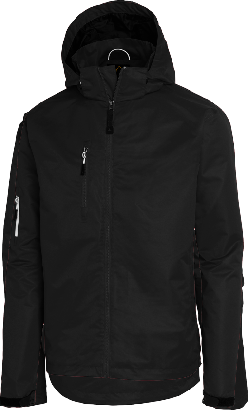 Barber Jacket – Vindtett & 10 000 Mm(1000794, Svart, Herre, 1 stykke jakke, størrelse-M)