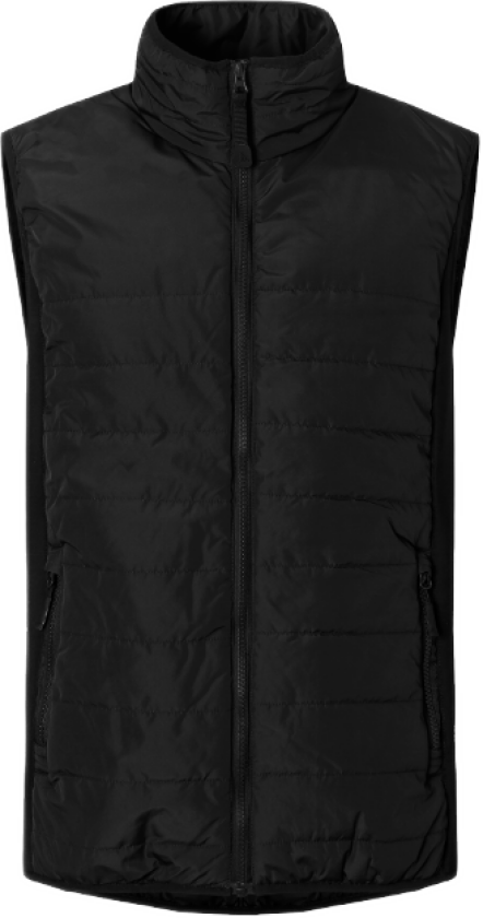 Vest – Lett Polstret, Fleksibel(1000761, Svart, Unisex, 1 stykke vest, størrelse-XXS)