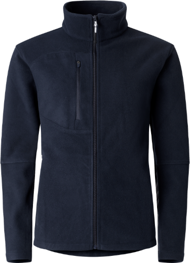 Fleecejakke – 100% Resirkulert(1000819, Marine, Dame, 1 stykke jakke, størrelse-34)