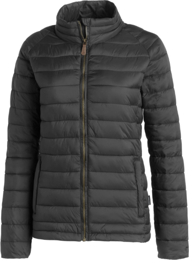 Quiltet Jakke – Lett & Varm(1000772, Taupe, Dame, 1 stykke jakke, størrelse-40)