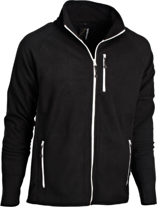 Davis Fleece – Lett & Komfortabel(1000764, Svart, Herre, 1 stykke jakke, størrelse-M)