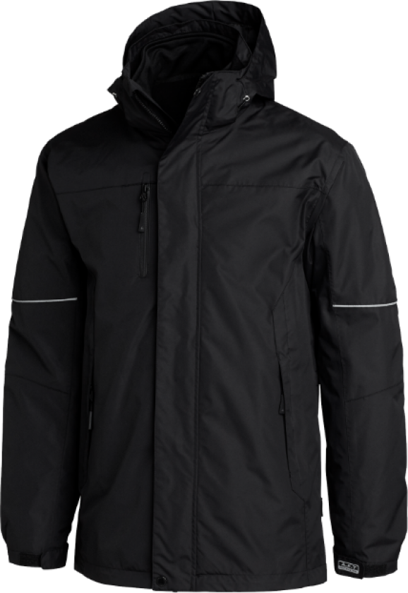Gayen Jacket – 3-i-1 Beskyttelse(1000814, Svart, Herre, 1 stykke jakke, størrelse-XL)