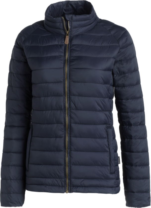 Quiltet Jakke – Lett & Varm(1000772, Marine, Dame, 1 stykke jakke, størrelse-42)