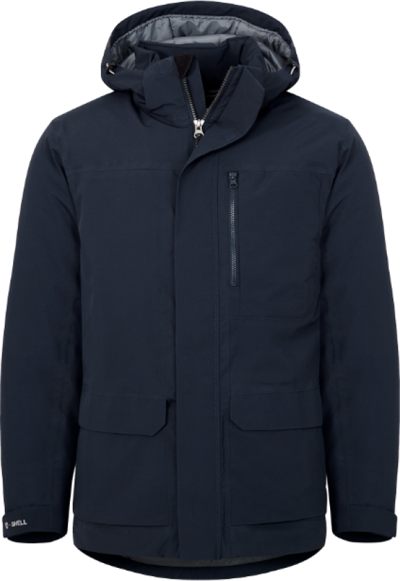 Parka – Vindtett & Miljøvennlig(1000763, Marine, Unisex, 1 stykke jakke, størrelse-XL)