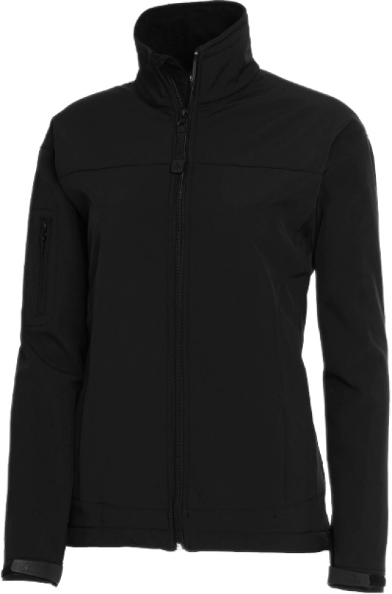 Softshell Jakke – Vindtett & Vannavstøtende(1000751, Svart, Dame, 1 stykke jakke, størrelse-34)