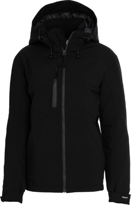 Vinterjakke – Vindtett & Vannavstøtende(1000749, Svart, Dame, 1 stykke jakke, størrelse-40)