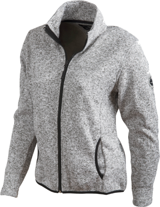 Fleece – Komfort Og Bevegelse(1000745, Lys grå, Dame, 1 stykke jakke, størrelse-38)