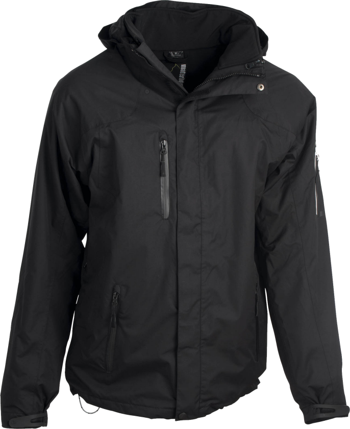 Smythe Jacket – 3-I-1 Vind-Vann(1000807, Svart, Herre, 1 stykke jakke, størrelse-XL)