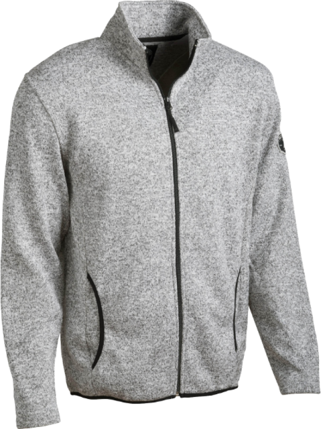 Almer Fleece – Varm Og Fleksibel(1000742, Lys grå, Herre, 1 stykke jakke, størrelse-S)