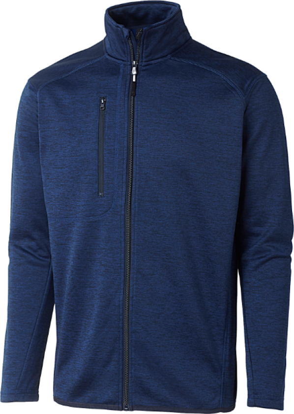 Cordier Fleece-Jakke – Fleksibel(1000759, Blåmelert, Herre, 1 stykke jakke, størrelse-S)