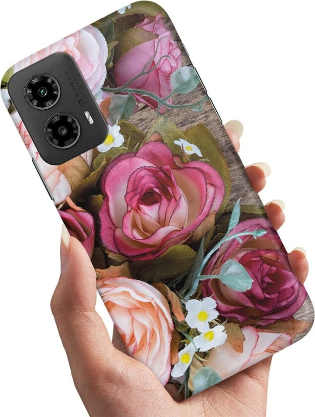 Motorola Moto G55 5G - Deksel/Mobildeksel Blomster