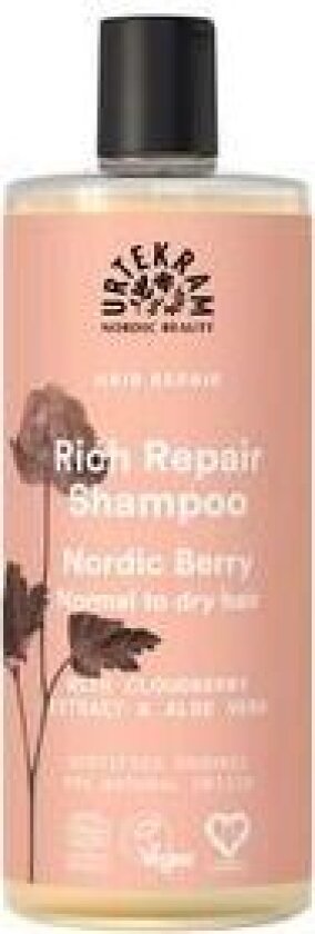 Urtekram Nordic Berry Rich Repair Shampoo - 500 ml.