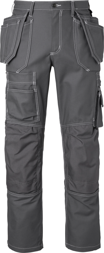 Craftsmen Trousers – 2x Knee Guard(1000856, Mørk grå, Unisex, 1 stykke bukser, størrelse-C150)